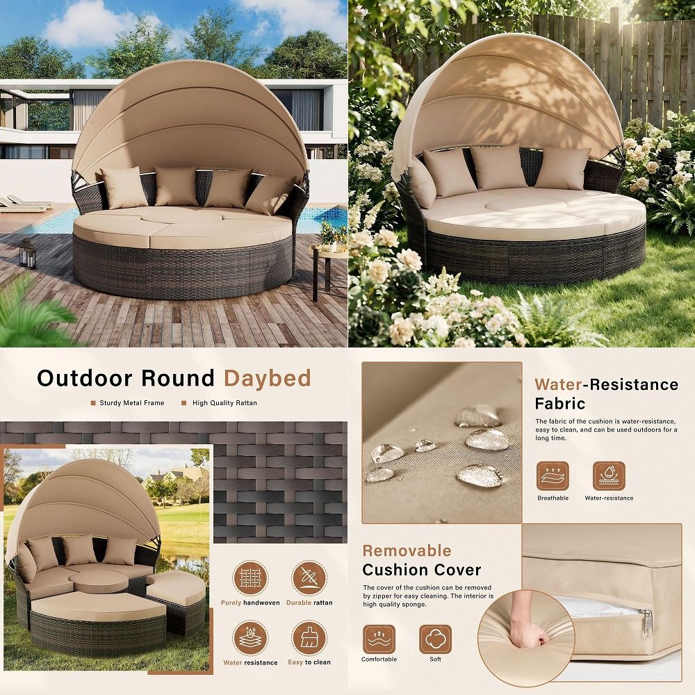 Outdoor Furniture Fire Pit - Patio 8 Pieces Outdoor Patio Furniture