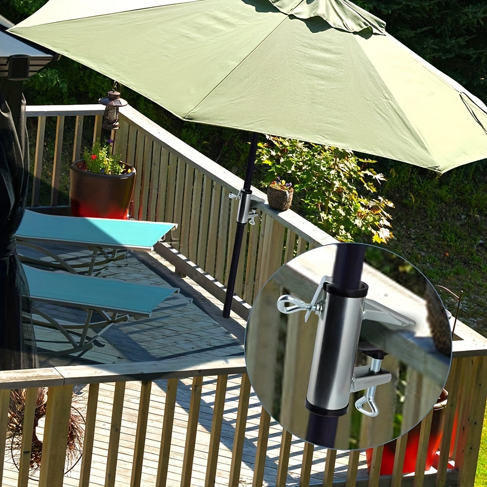 Outdoor Furniture Balcony - 1pcs Outdoor Terrace Umbrella Clip Deck