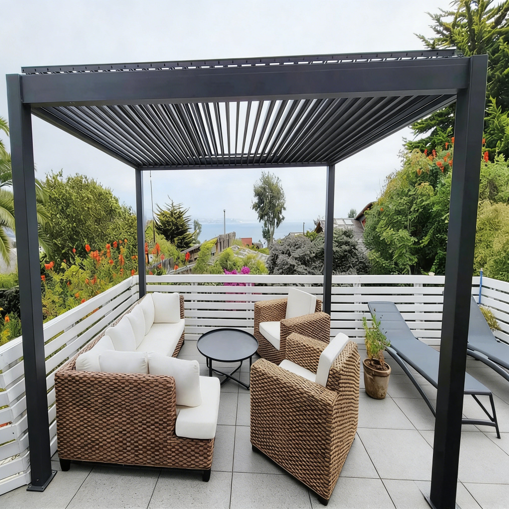 Outdoor Furniture Metal - Outdoor Powder Coating Anti Rust Easy