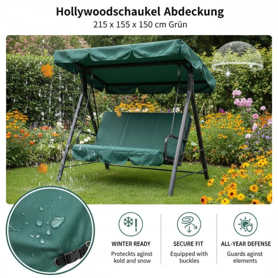Patio 3 Seater Swing Chair Ben - Outdoor Furniture Patio บทวิจารณ์และราคา