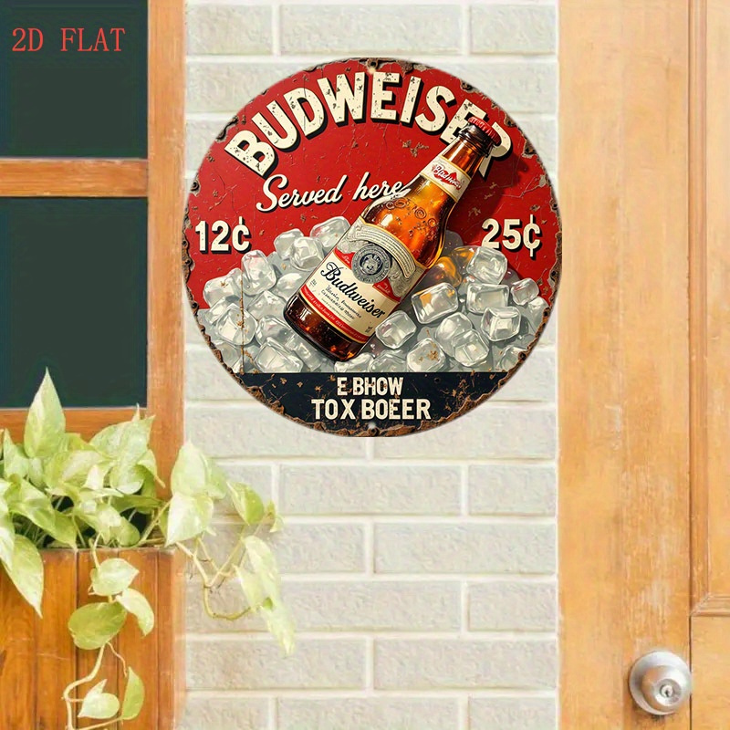 1pc Vintage Beer Logo Metal Wa - Outdoor Furniture Metal บทวิจารณ์และราคา