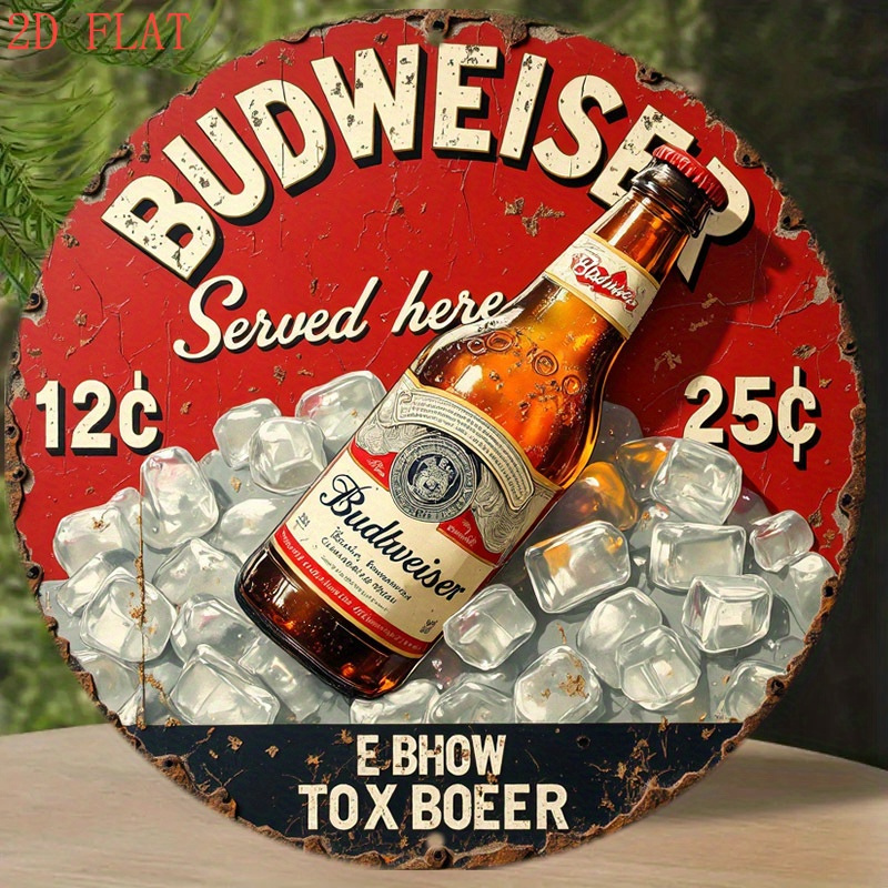 1pc Vintage Beer Logo Metal Wa - Outdoor Furniture Metal บทวิจารณ์และราคา
