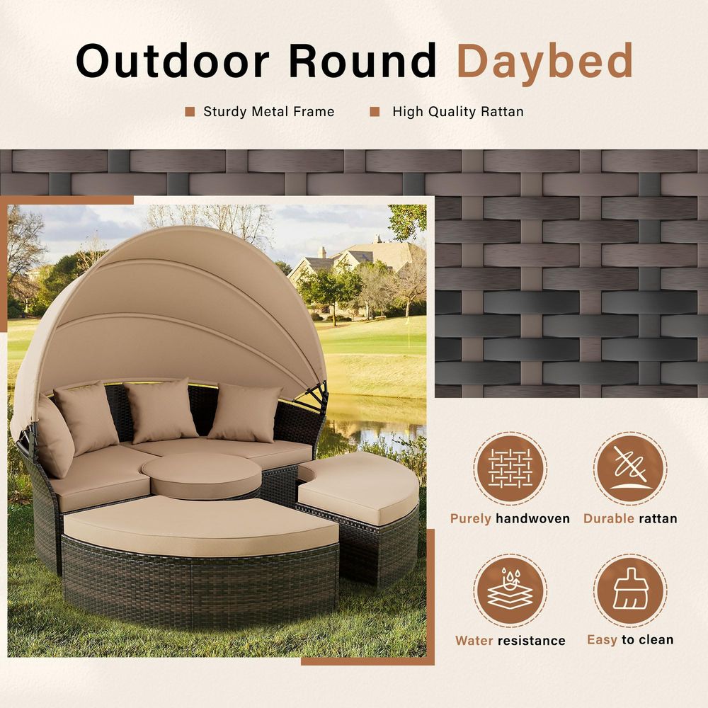 Patio 8 Pieces Outdoor Patio F - Outdoor Furniture Fire Pit บทวิจารณ์และราคา