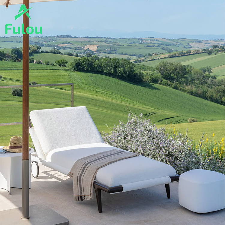 Modern Aluminum Sun Lounge UV  - Outdoor Furniture Quick Dry บทวิจารณ์และราคา