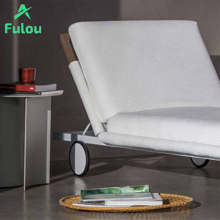 Modern Aluminum Sun Lounge UV  - Outdoor Furniture Quick Dry บทวิจารณ์และราคา
