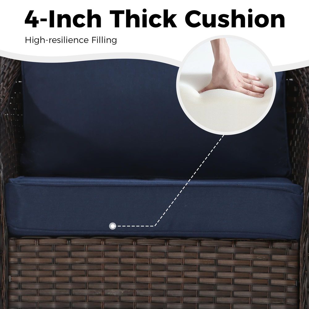 Wicker 3seat Sofa, Outdoor Con - Outdoor Furniture Rattan บทวิจารณ์และราคา