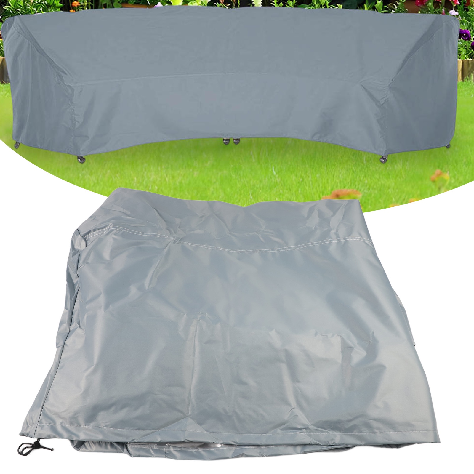 Curved Sofa Cover 210D Furnitu - Outdoor Furniture Year Round บทวิจารณ์และราคา