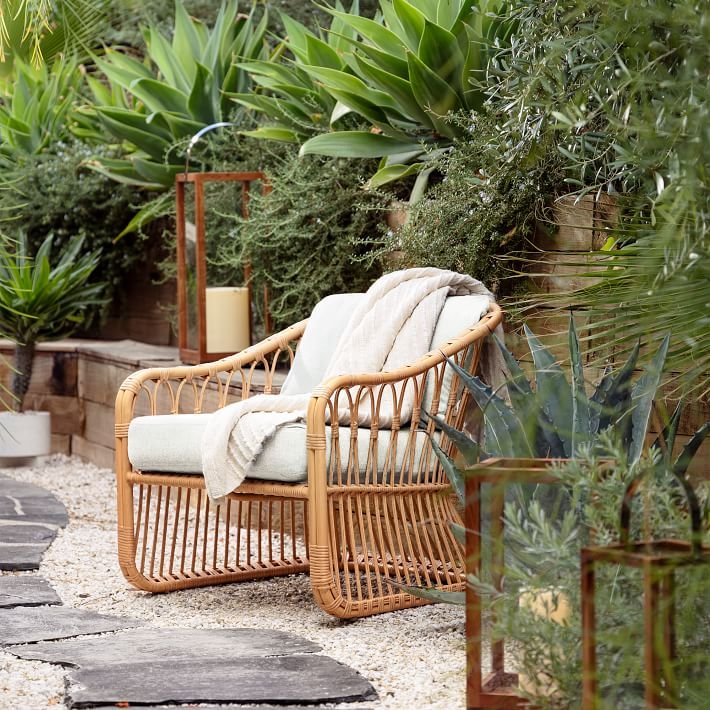 Rattan Lounge Chair Sofa Singl - Outdoor Furniture Rattan บทวิจารณ์และราคา