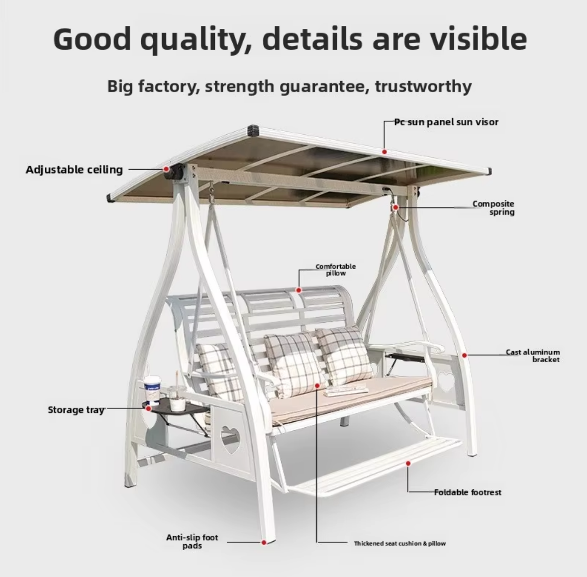 Hot Sale Luxury Modern Solar P - Outdoor Furniture Quick Dry บทวิจารณ์และราคา