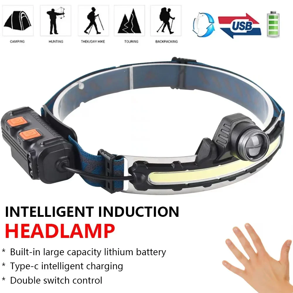 Smart Sensor COB LED Headlight - Outdoor Furniture Types บทวิจารณ์และราคา