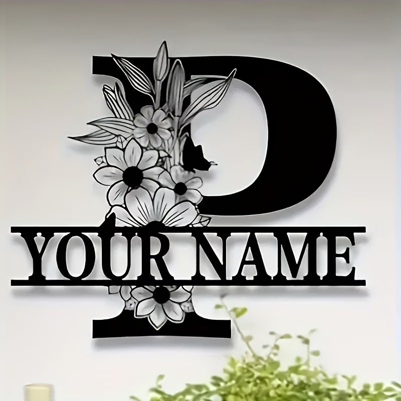 Custom Surname Metal Sign, Cou - Outdoor Furniture Metal บทวิจารณ์และราคา