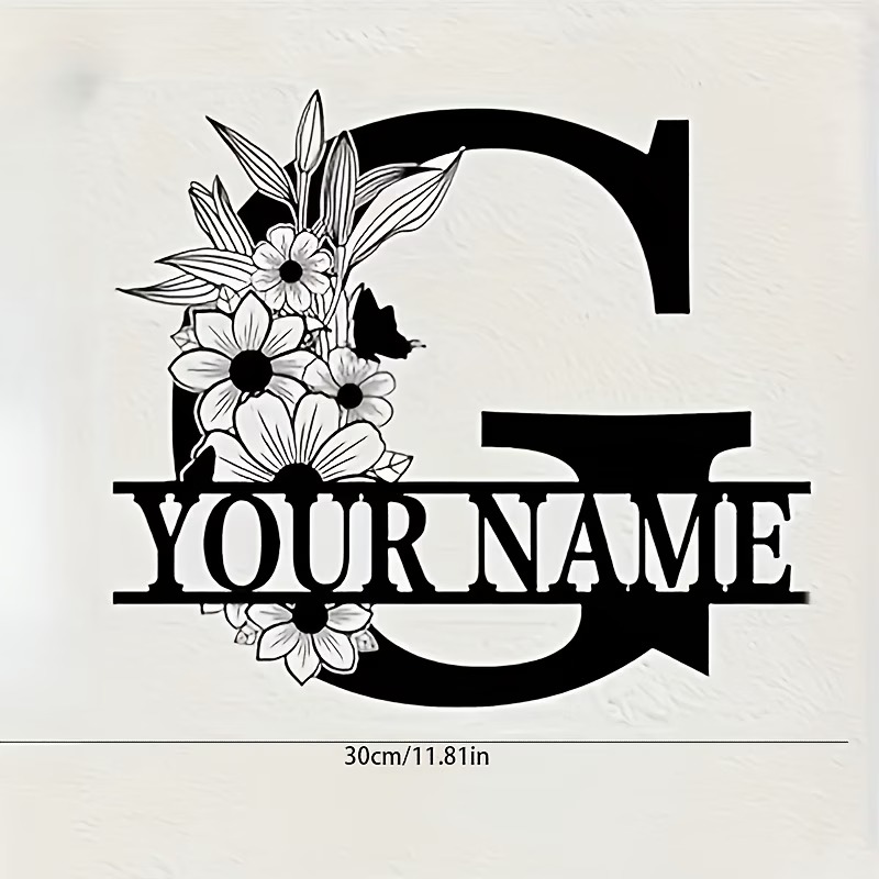 Custom Surname Metal Sign, Cou - Outdoor Furniture Metal บทวิจารณ์และราคา