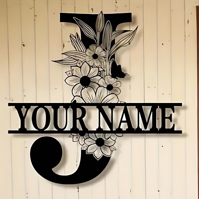 Custom Surname Metal Sign, Cou - Outdoor Furniture Metal บทวิจารณ์และราคา