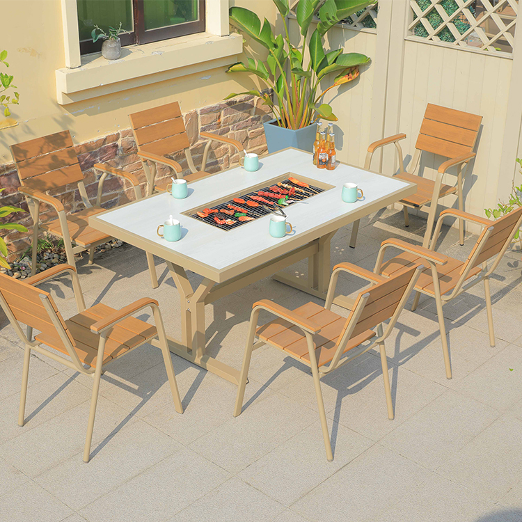 Hot Sale Cast Aluminum Fire Pi - Outdoor Furniture Fire Pit บทวิจารณ์และราคา
