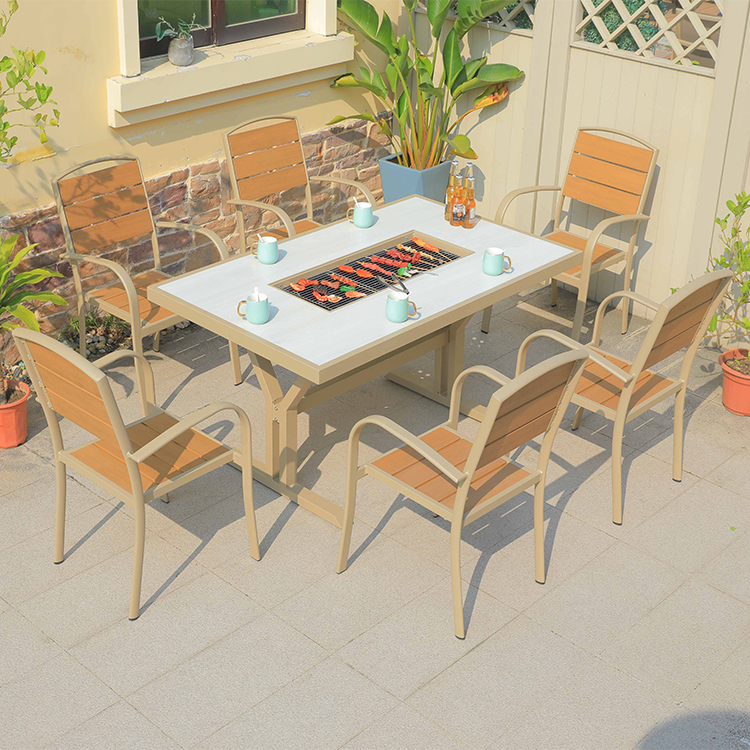 Hot Sale Cast Aluminum Fire Pi - Outdoor Furniture Fire Pit บทวิจารณ์และราคา