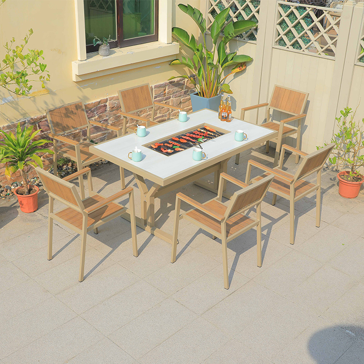 Hot Sale Cast Aluminum Fire Pi - Outdoor Furniture Fire Pit บทวิจารณ์และราคา