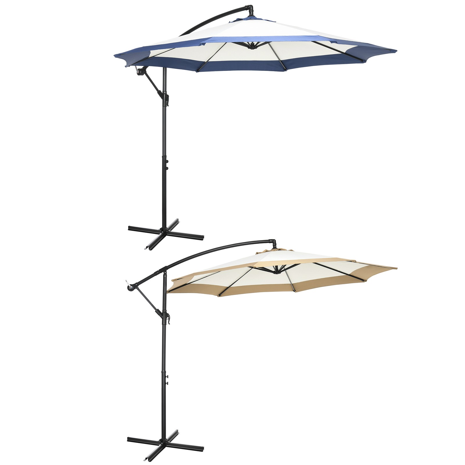 10FT Cantilever Umbrella Offse - Outdoor Furniture Year Round บทวิจารณ์และราคา