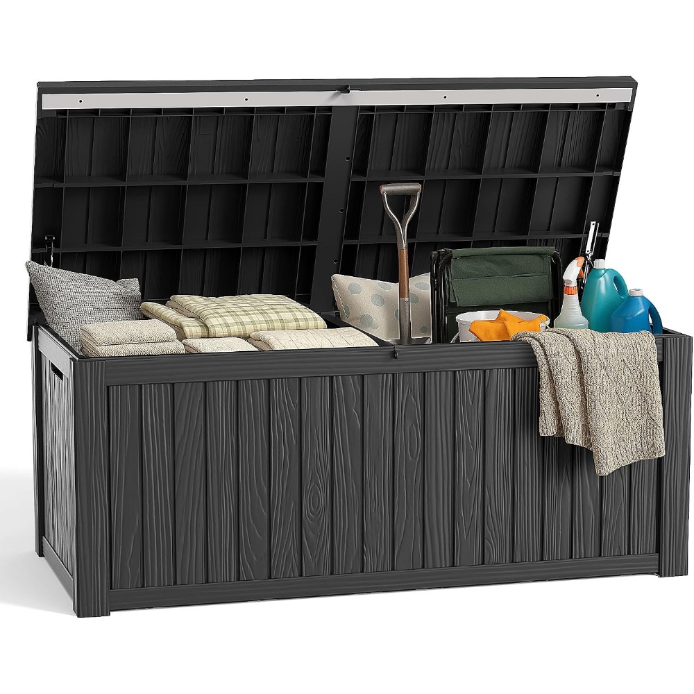 Large Outdoor Storage Box for  - Outdoor Furniture Patio บทวิจารณ์และราคา