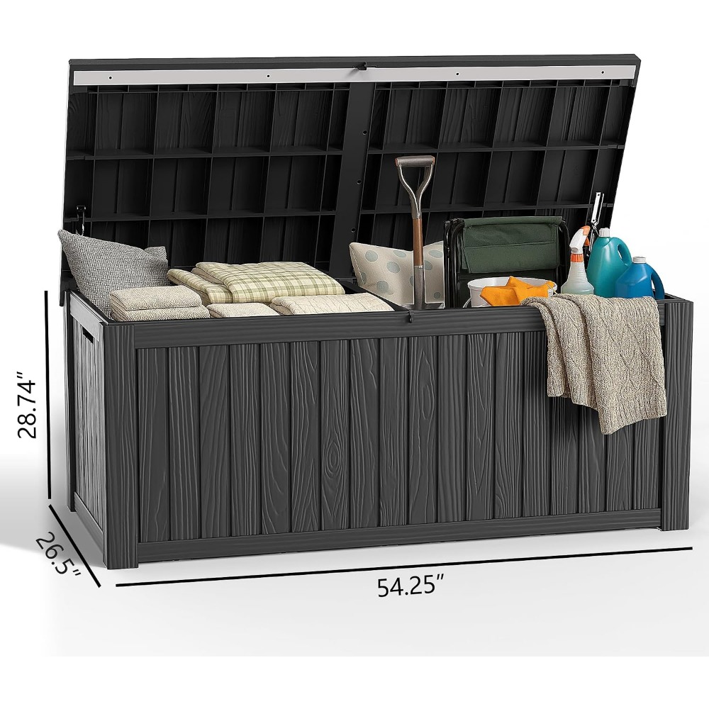 Large Outdoor Storage Box for  - Outdoor Furniture Patio บทวิจารณ์และราคา