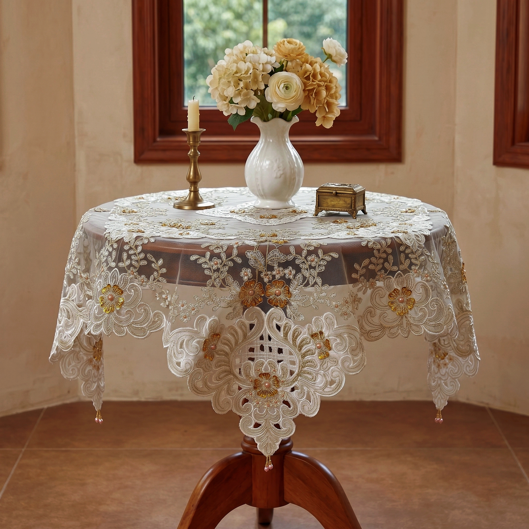 Luxury 3d Embroidered Flower S - Outdoor Furniture Year Round บทวิจารณ์และราคา