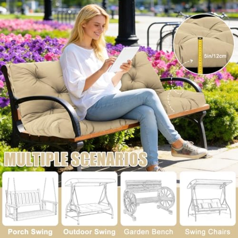 Patio Swing Cushions for Outdo - Outdoor Furniture Quick Dry บทวิจารณ์และราคา