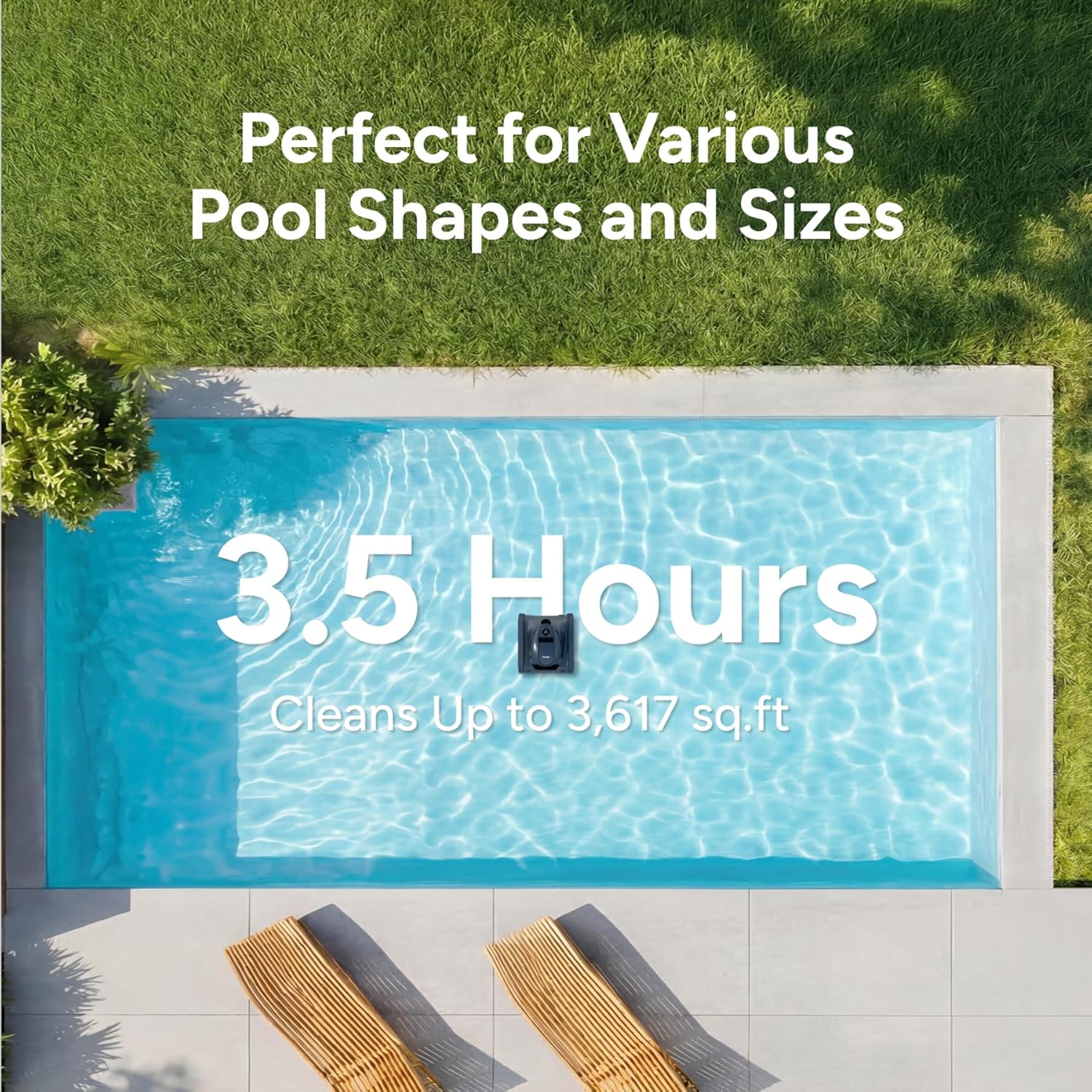 Robotic Pool Cleaner KN Series - Outdoor Furniture Metal บทวิจารณ์และราคา