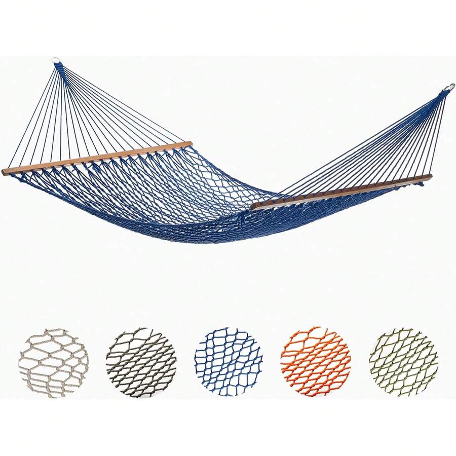 Polyester Rope Hammock Blue Qu - Outdoor Furniture Quick Dry บทวิจารณ์และราคา
