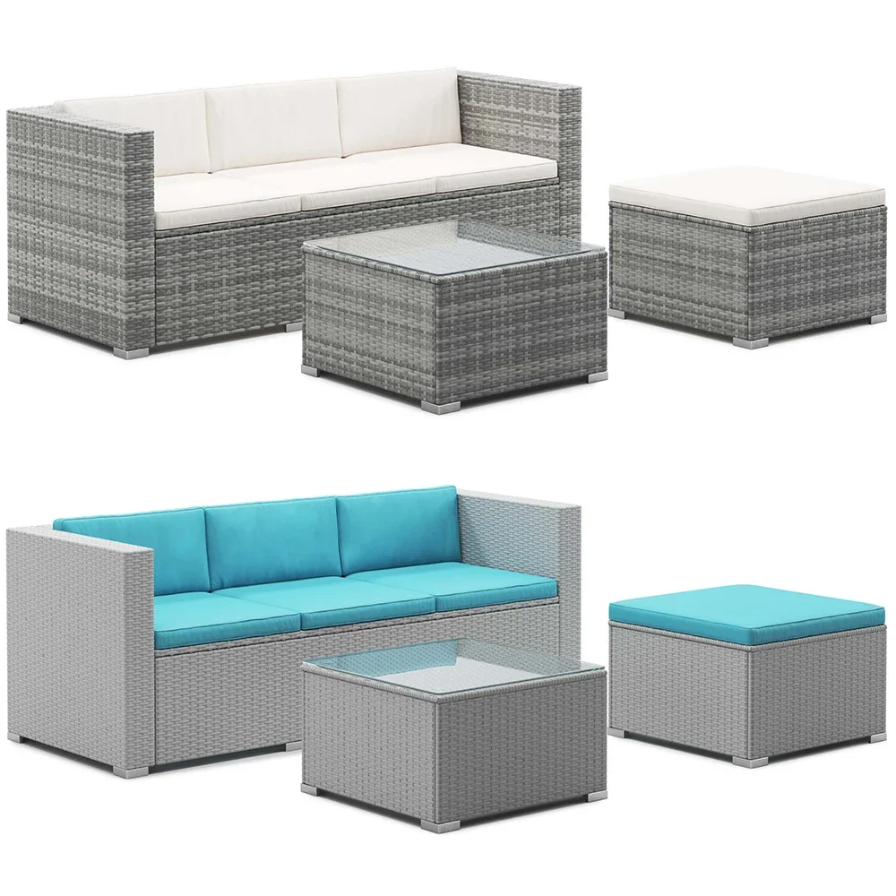 Garden Leisure Steel Rattan So - Outdoor Furniture Types บทวิจารณ์และราคา