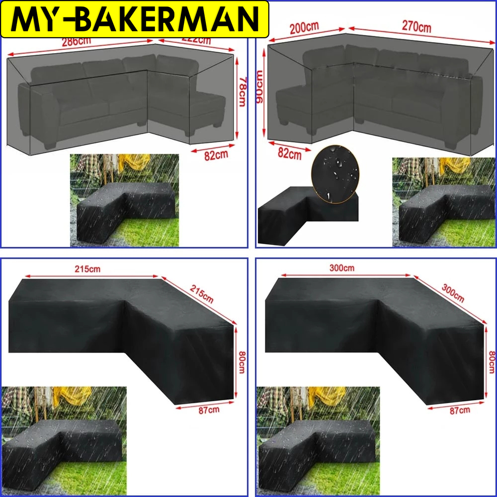 L Shape Furniture Waterproof   - Outdoor Furniture Rattan บทวิจารณ์และราคา