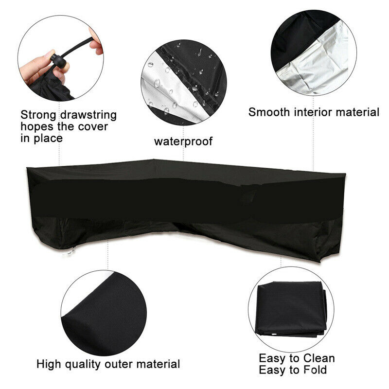 L Shape Furniture Waterproof   - Outdoor Furniture Rattan บทวิจารณ์และราคา