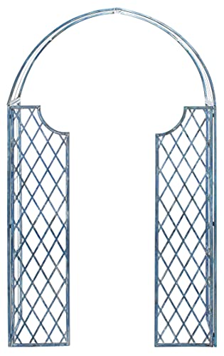 Mossy Blue Iron Garden Arch Wi - Outdoor Furniture Patio บทวิจารณ์และราคา