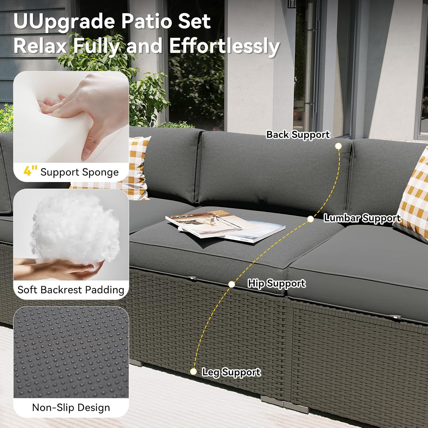 Patio Furniture Set with Fire  - Outdoor Furniture Fire Pit บทวิจารณ์และราคา