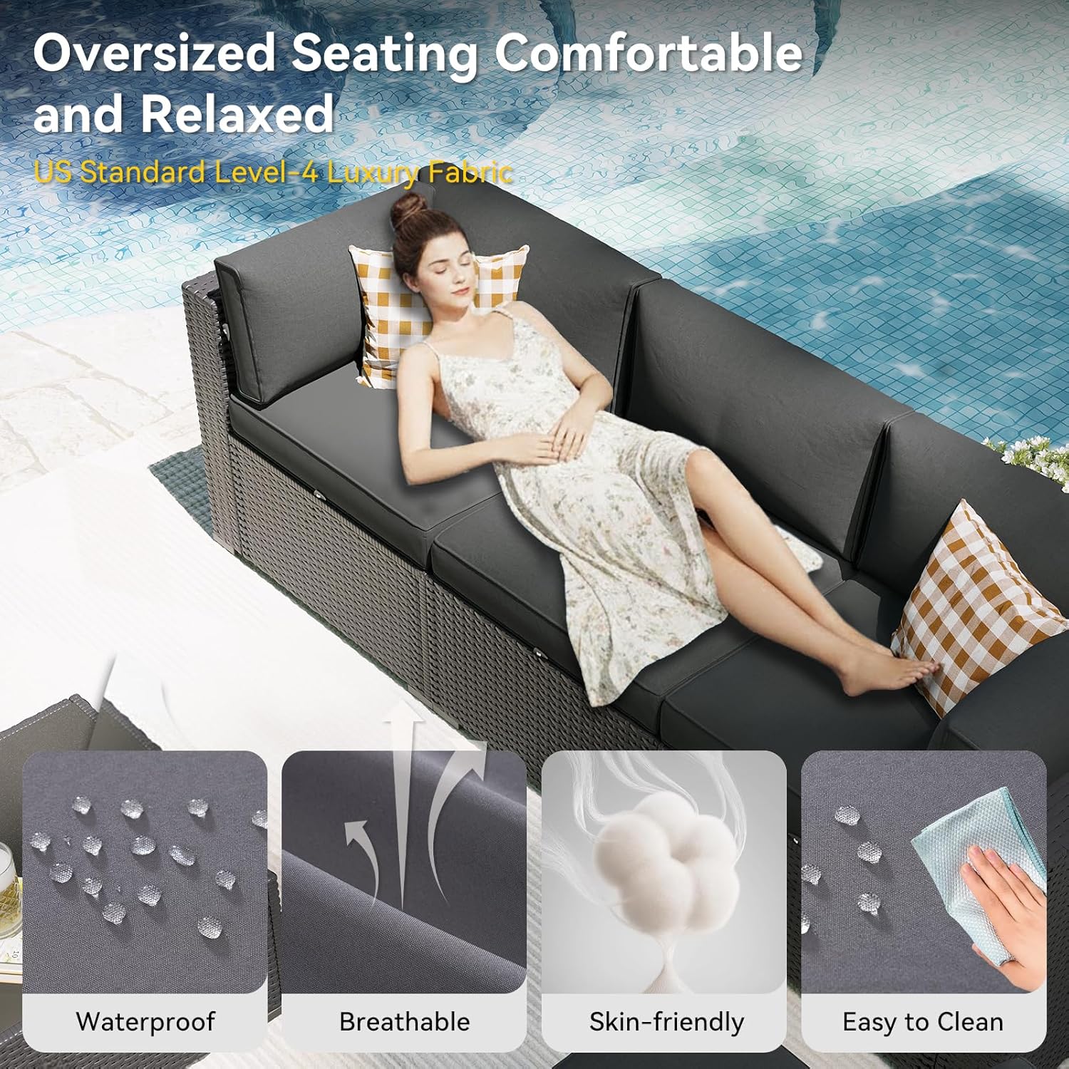 Patio Furniture Set with Fire  - Outdoor Furniture Fire Pit บทวิจารณ์และราคา