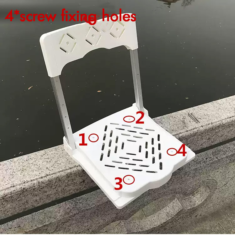 Foldable Fishing Box with Back - Outdoor Furniture Metal บทวิจารณ์และราคา