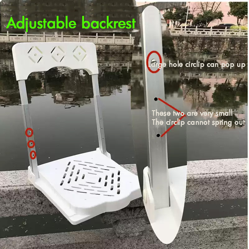 Foldable Fishing Box with Back - Outdoor Furniture Metal บทวิจารณ์และราคา