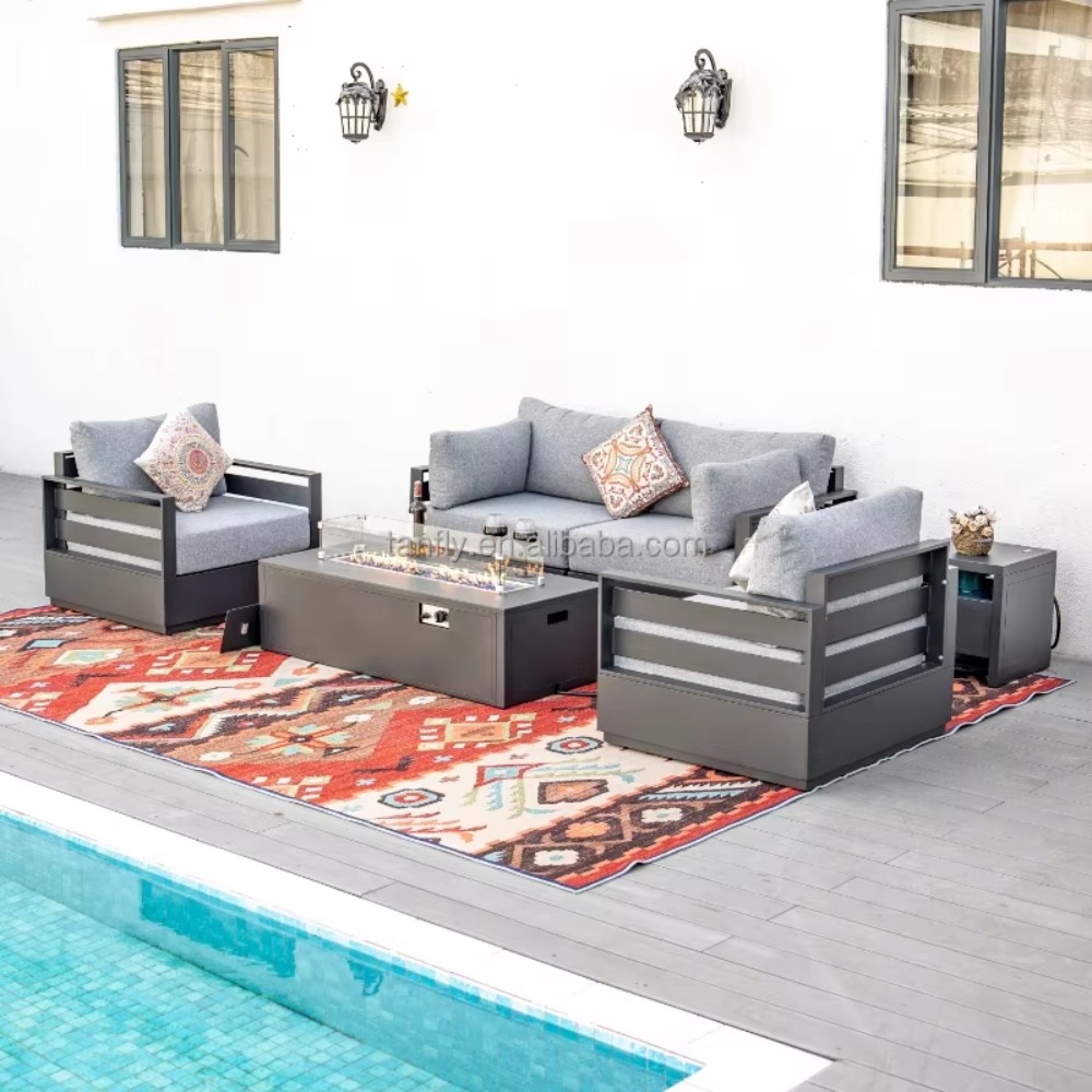 Villa Hotel Outdoor Furniture  - Outdoor Furniture Fire Pit บทวิจารณ์และราคา