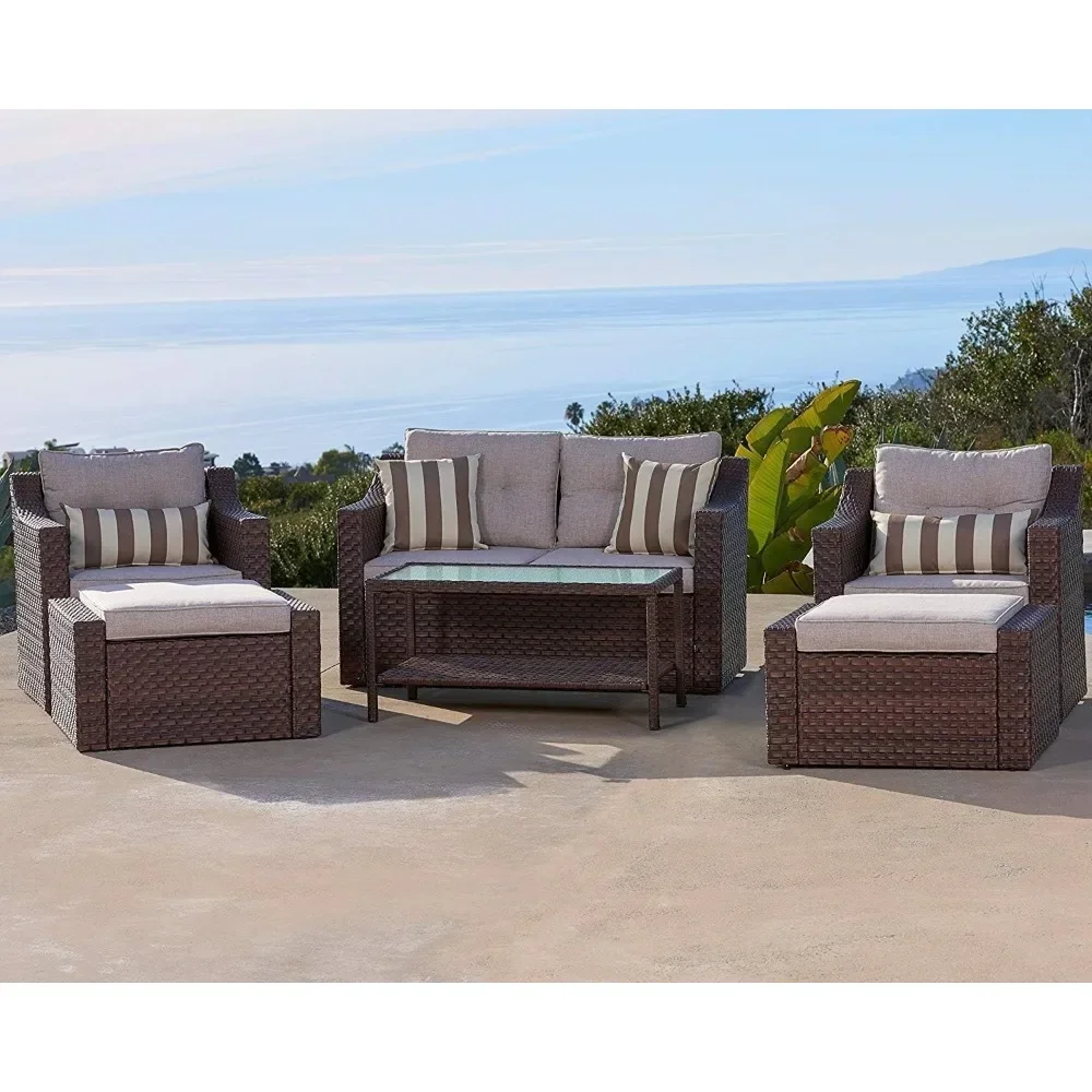 SAT Outdoor Patio Furniture Se - Outdoor Furniture Loveseat บทวิจารณ์และราคา