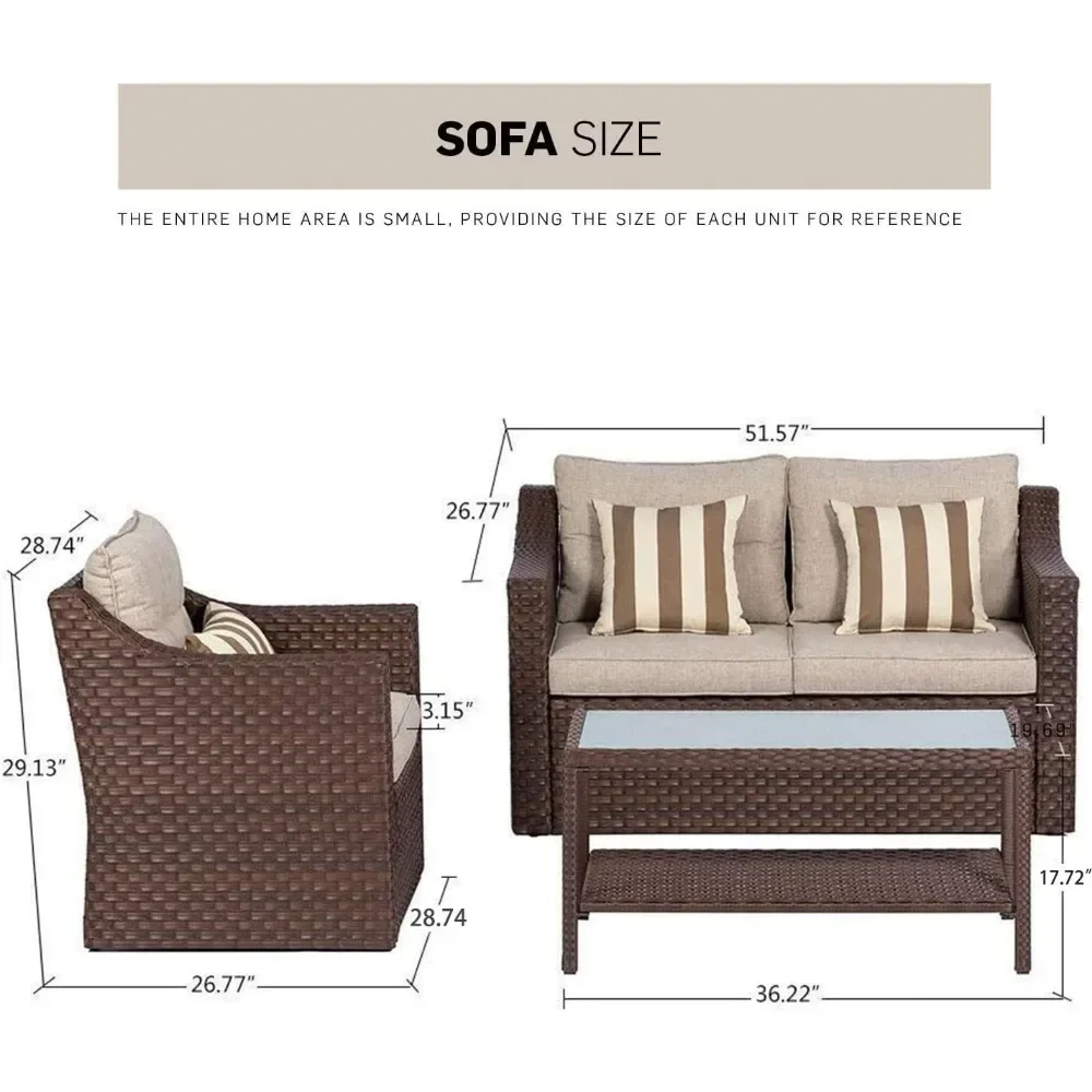 SAT Outdoor Patio Furniture Se - Outdoor Furniture Loveseat บทวิจารณ์และราคา