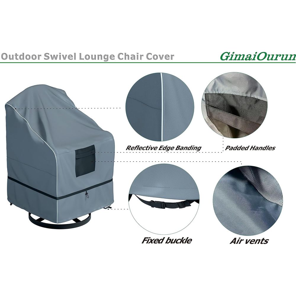 Outdoor Swivel Recliner Cover, - Outdoor Furniture Patio บทวิจารณ์และราคา