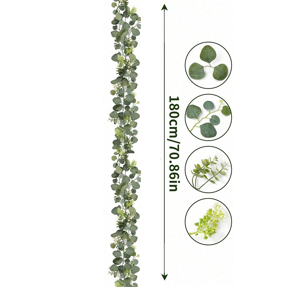 Artificial Eucalyptus Garland  - Outdoor Furniture Sale บทวิจารณ์และราคา