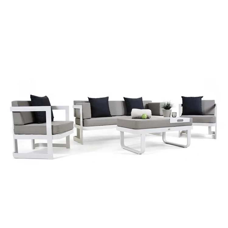 # White Modern Cheap Patio Con - Outdoor Furniture Loveseat บทวิจารณ์และราคา