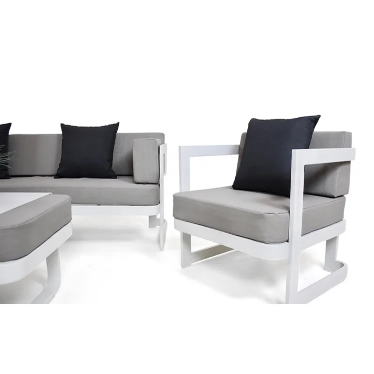 # White Modern Cheap Patio Con - Outdoor Furniture Loveseat บทวิจารณ์และราคา