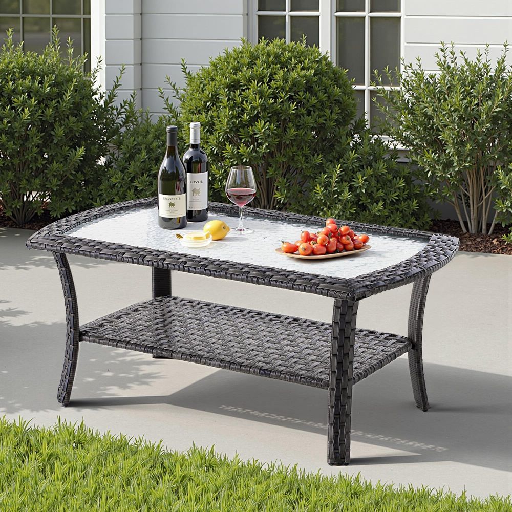Pieces Wicker Patio Furniture  - Outdoor Furniture Loveseat บทวิจารณ์และราคา