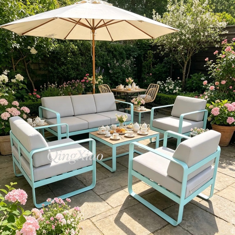Macaron Color Sunproof Waterpr - Outdoor Furniture Metal บทวิจารณ์และราคา