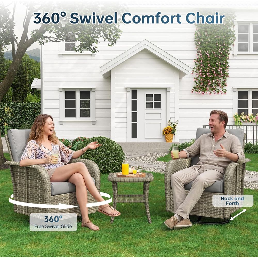 12-Piece Outdoor Patio Furnitu - Outdoor Furniture Fire Pit บทวิจารณ์และราคา