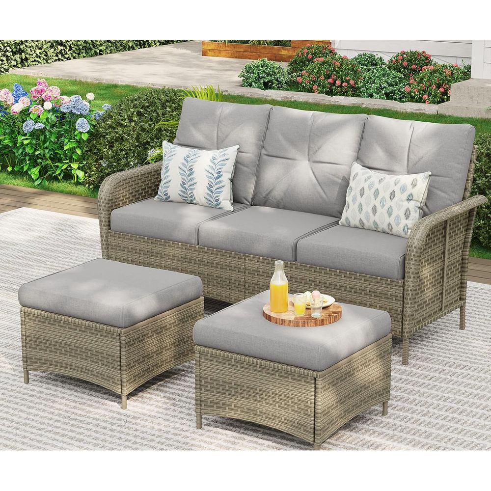 12-Piece Outdoor Patio Furnitu - Outdoor Furniture Fire Pit บทวิจารณ์และราคา