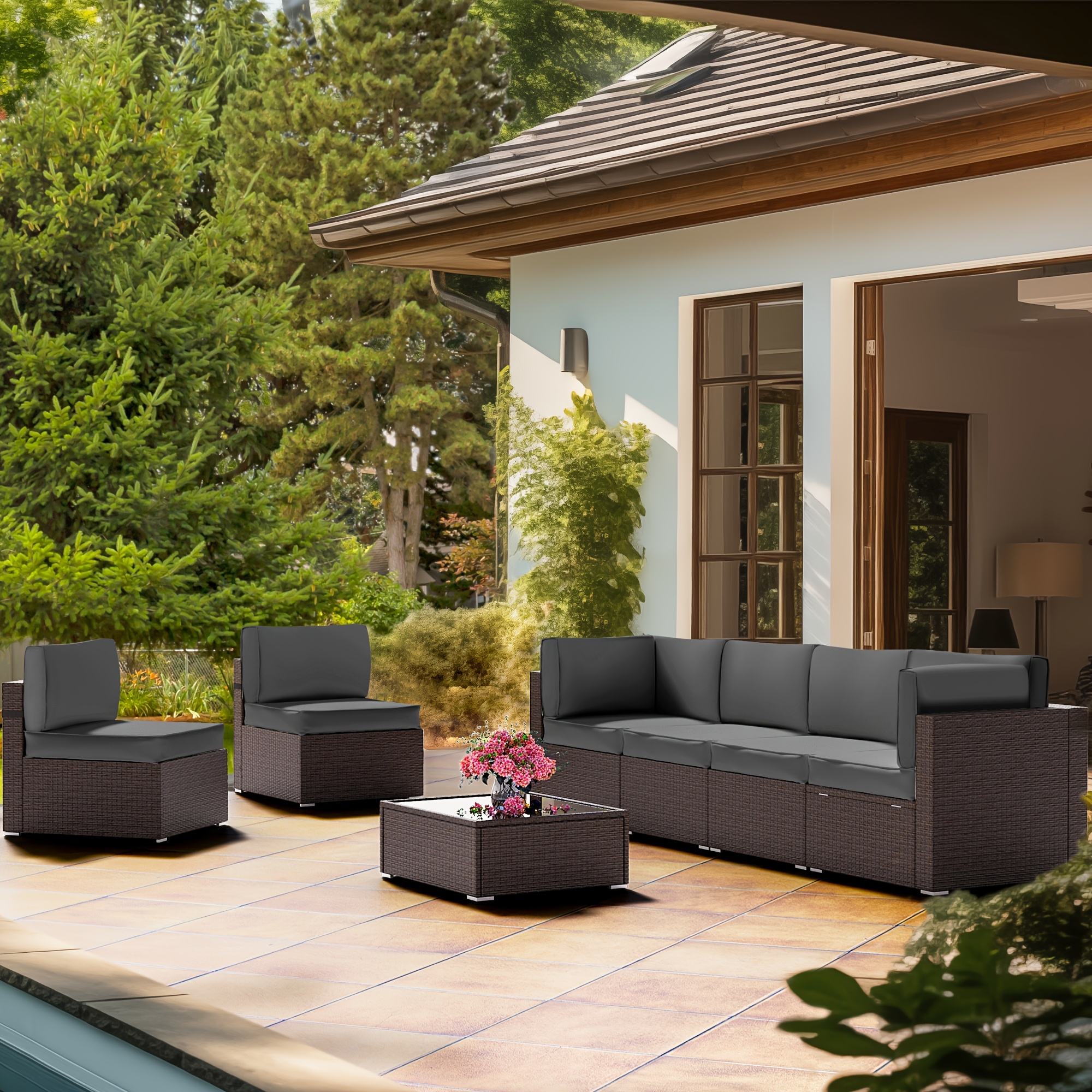Outdoor Replacement Cushions f - Outdoor Furniture Quick Dry บทวิจารณ์และราคา