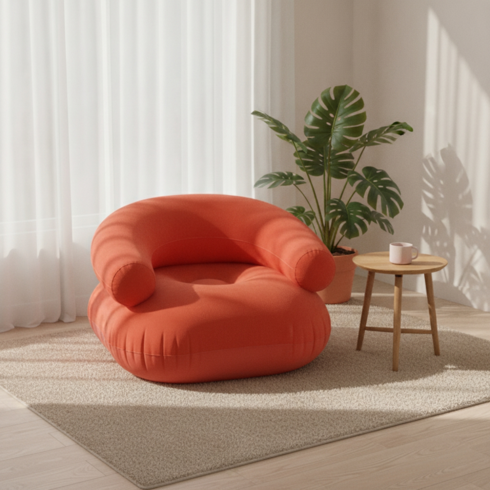 Inflatable Sofa Portable Infla - Outdoor Furniture Balcony บทวิจารณ์และราคา