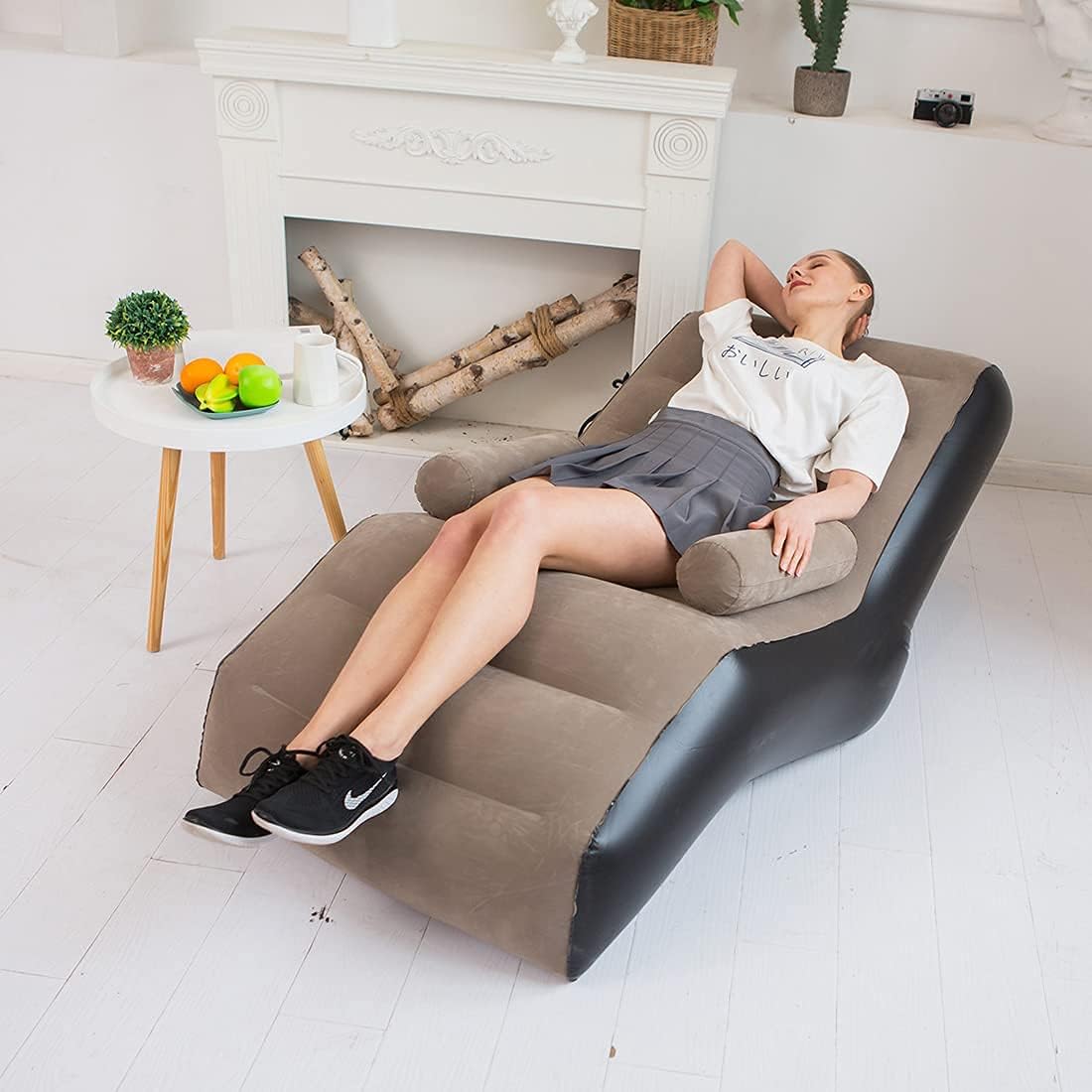Folding Lazy Sofa,Inflatable L - Outdoor Furniture Arhaus บทวิจารณ์และราคา