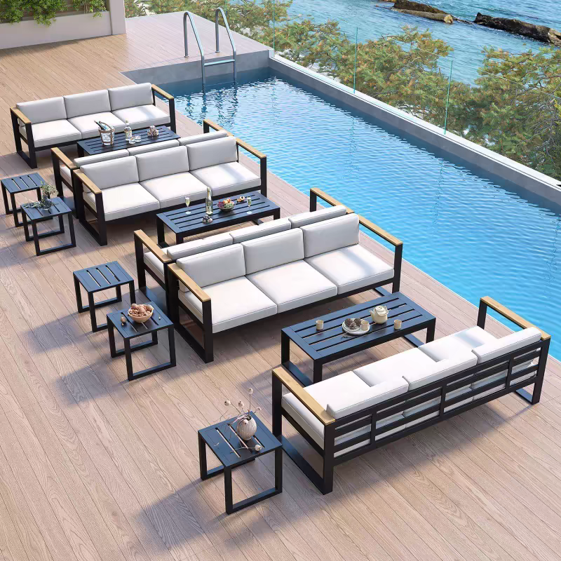Modern Style Aluminum Patio So - Outdoor Furniture Sale บทวิจารณ์และราคา